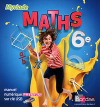 Myriade Mathématiques 6e, Clé USB - Manuel numérique adoptant papier