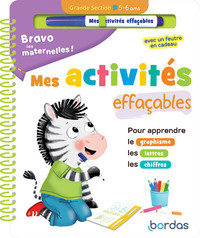 Bravo les maternelles - Mes activités effaçables - Grande section