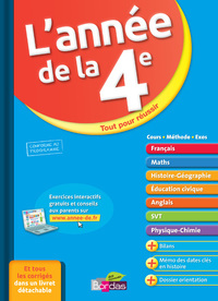 L'ANNEE DE LA 4E 13-14 ANS - TOUT POUR REUSSIR