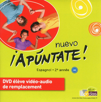 Nuevo ! Apúntate ! 2ème année, DVD élève vidéo-audio