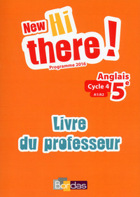 New Hi There ! 5e, Livre du professeur