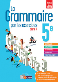 La grammaire par les exercices 5e, Cahier d'activités