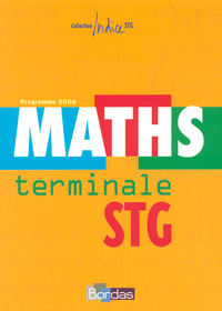 Mathématiques - Indice Tle STG, Livre de l'élève