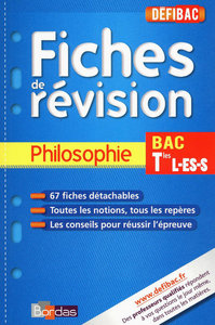 DEFIBAC FICHES DE REVISION PHILOSOPHIE TERM L/ES/S