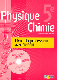 Physique Chimie, Vento 5e, Livre du professeur + CD-rom