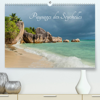 PAYSAGES DES SEYCHELLES (PREMIUM, HOCHWERTIGER DIN A2 WANDKALENDER 2022, KUNSTDRUCK IN HOCHGLANZ) -