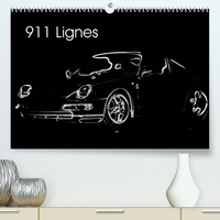 911 LIGNES (PREMIUM, HOCHWERTIGER DIN A2 WANDKALENDER 2022, KUNSTDRUCK IN HOCHGLANZ) - LES BELLES LI