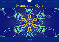 MANDALAS STYLES (CALENDRIER MURAL 2022 DIN A4 HORIZONTAL) - L'APPARENCE DES MANDALAS (CALENDRIER MEN