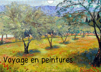 Voyage en peinture (Calendrier mural 2022 DIN A4 horizontal)