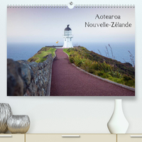 AOTEAROA NOUVELLE-ZELANDE (PREMIUM, HOCHWERTIGER DIN A2 WANDKALENDER 2022, KUNSTDRUCK IN HOCHGLANZ)