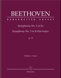 LUDWIG VAN BEETHOVEN : SYMPHONY NO.3 IN E FLAT OP.55 EROICA - EROICA - ORCHESTRE - PARTITION