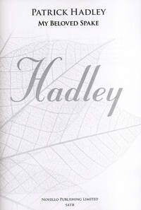 PATRICK HADLEY: MY BELOVED SPAKE (NEW ENGRAVING) CHANT