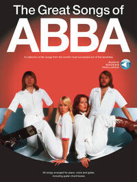 THE GREAT SONGS OF ABBA (BOOK/CD) PIANO, VOIX, GUITARE+CD