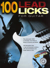 ALAN WARNER: 100 LEAD LICKS FOR GUITAR +CD