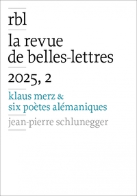 Revue de Belles-Lettres, 2025, 2