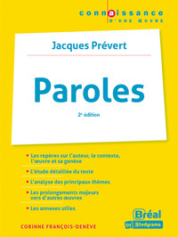PAROLES - JACQUES PREVERT