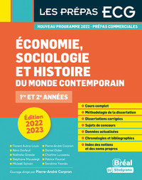 ECONOMIE, SOCIOLOGIE ET HISTOIRE DU MONDE CONTEMPORAIN - 1RE ET 2E ANNEES