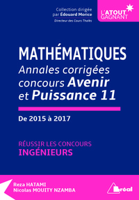 Mathématiques - Annales corrigées Concour avenir et puissance 11