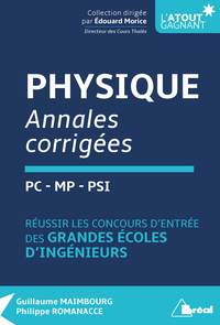 Physique - Annales corrigées PC MP PSI