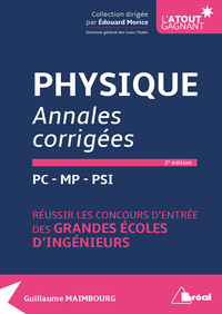 Physique annales corrigées PC - MP - PSI