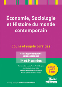 ECONOMIE, SOCIOLOGIE ET HISTOIRE DU MONDE CONTEMPORAIN - COURS ET SUJETS CORRIGES 2020-2021