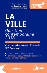 La ville, question contemporaine 2018