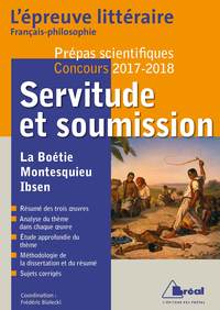 Servitude et soumission - Epreuve littéraire 2017-2018