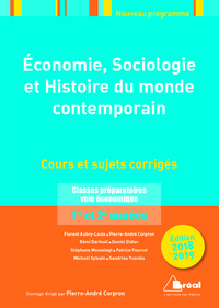 Economie, sociologie, histoire du monde contemporain 2018-2019