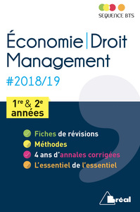 Economie droit management 2018/2019 1ère et 2ème années