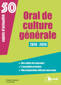 Oral de culture générale 2019-2020