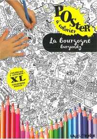 LA BOURGOGNE POSTER COLORIAGE