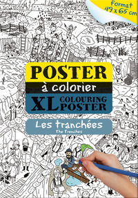 LES TRANCHEES POSTER COLORIAGE