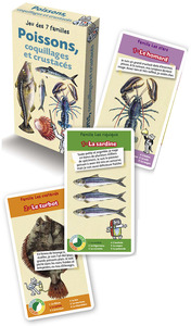 POISSONS COQUILLAGES ET CRUSTACES JEU DES 7 FAMILLES