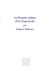 UN COUP DE DES/FAC-SIMILE DE L'EDITION DE 1897