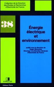 ENERGIE ELECTRIQUE ET ENVIRONNEMENT