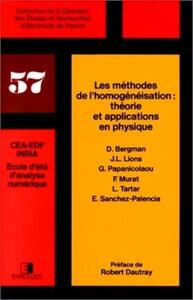 Les méthodes de l'homogénéisation