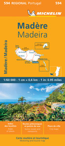 Carte Régionale Madere / Madeira