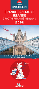 Carte Nationale Grande-Bretagne, Irlande 2026
