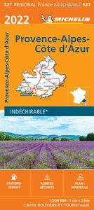 Carte Régionale Provence-Alpes-Côte d'Azur 2022