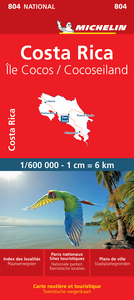 Carte Nationale Costa Rica