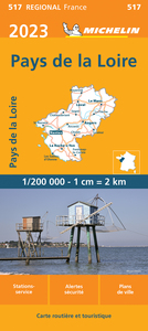 Carte Régionale Pays de la Loire 2023