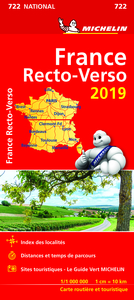 CARTE NATIONALE 722 FRANCE RECTO-VERSO 2019