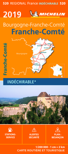 CARTE REGIONALE 520 FRANCHE COMTE 2019