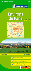 CARTE ZOOM ENVIRONS DE PARIS 2015