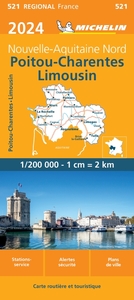 Carte Régionale Poitou-Charentes-Limousin 2024