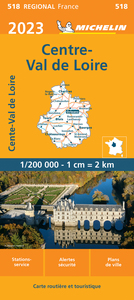 Carte Régionale Centre - Val de Loire 2023