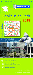 CARTE ZOOM 101 BANLIEUE DE PARIS 2018