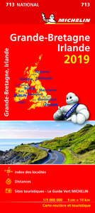 Carte Nationale Grande-Bretagne, Irlande 2019