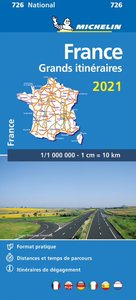 Carte Nationale Grands Itinéraires France 2021