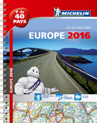 EUROPE 2016 - ATLAS ROUTIER ET TOURISTIQUE (A4- SPIRALE)